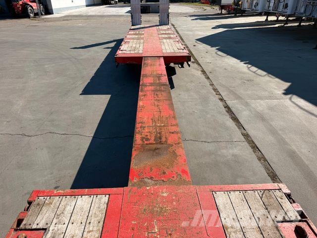 HRD Low Loader Low Deck Mega Extendable Žemo iškrovimo puspriekabės