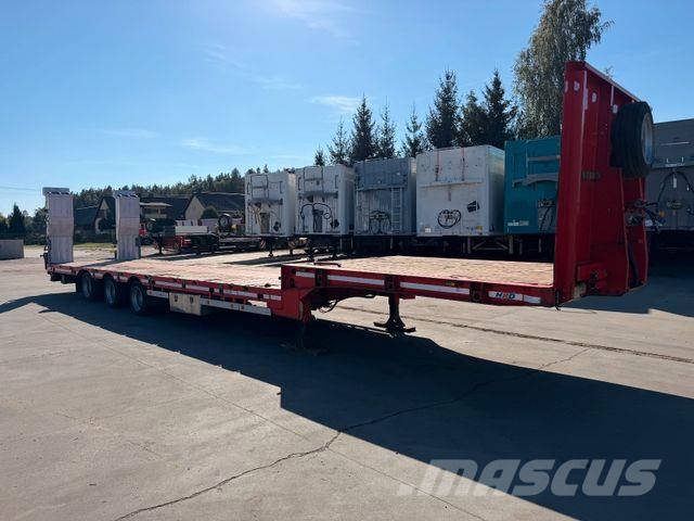 HRD Low Loader Low Deck Mega Extendable Žemo iškrovimo puspriekabės