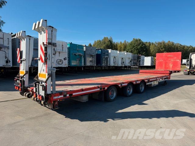 HRD Low Loader Low Deck Mega Extendable Žemo iškrovimo puspriekabės