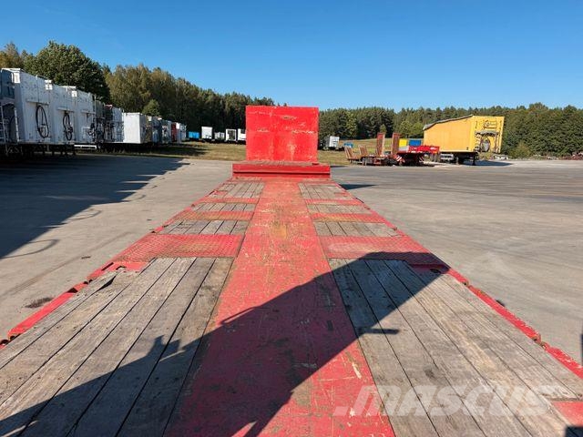 HRD Low Loader Low Deck Mega Extendable Žemo iškrovimo puspriekabės