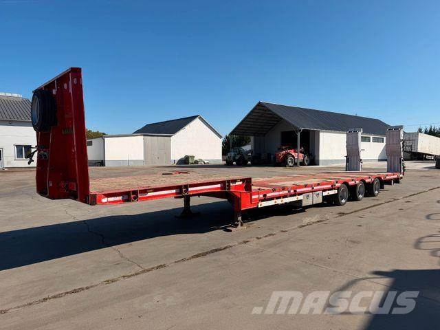 HRD Low Loader Low Deck Mega Extendable Žemo iškrovimo puspriekabės