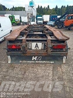 Hüffermann HAR1870,Abrollanh.Zwillingsber.Nutzlast:14.008kg Chassis anhængere