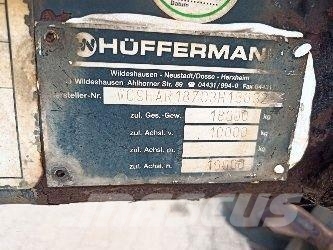 Hüffermann HAR1870,Abrollanh.Zwillingsber.Nutzlast:14.008kg Chassis anhængere