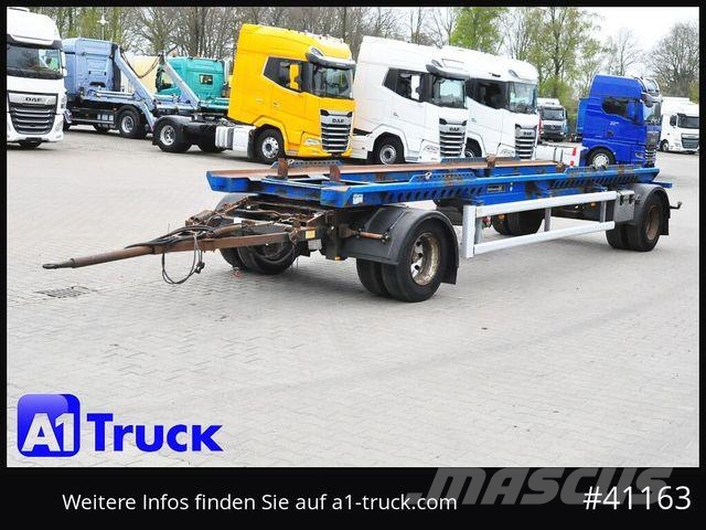 Hüffermann HMA 1824, Absetzanhänger, Luft, Frontbeladung مقطورات هيكلية