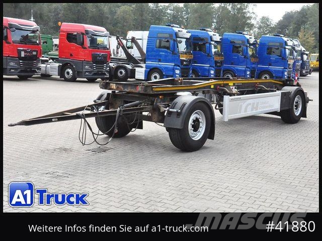 Hüffermann HSA 1870 LS, Luft, BPW, Scheibenbremse Remolques sin carrocería