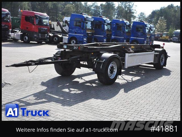 Hüffermann HSA 1870 LS, Luft, BPW, Scheibenbremse Konteineršasija