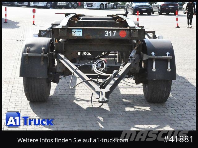 Hüffermann HSA 1870 LS, Luft, BPW, Scheibenbremse Konteineršasija