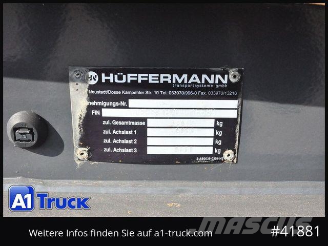 Hüffermann HSA 1870 LS, Luft, BPW, Scheibenbremse Konteineršasija