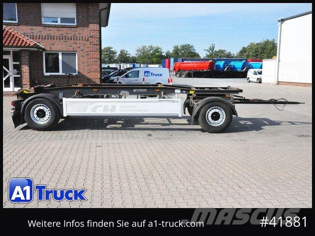 Hüffermann HSA 1870 LS, Luft, BPW, Scheibenbremse Konteineršasija
