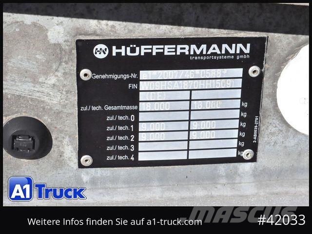 Hüffermann HSA 1870, Luft, Schlitten, verzinkt, Alufelgen Sasiu