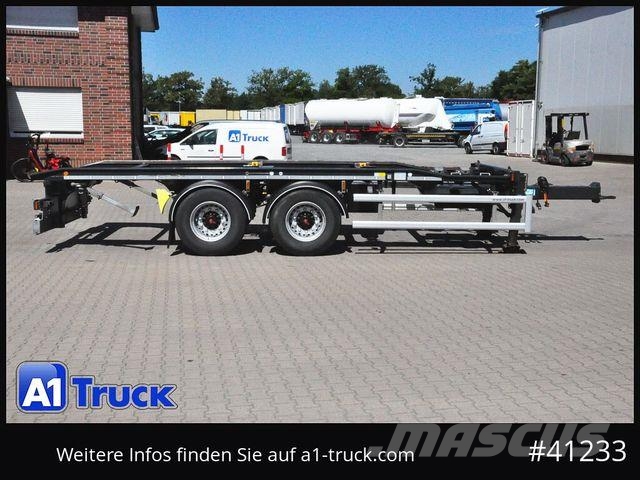 Hüffermann HTAR 18.70, Tandem, oben gekuppelt, Remolques sin carrocería