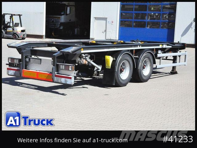 Hüffermann HTAR 18.70, Tandem, oben gekuppelt, Remolques sin carrocería