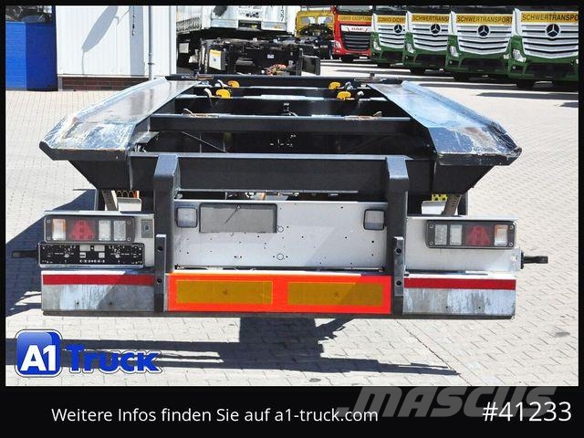 Hüffermann HTAR 18.70, Tandem, oben gekuppelt, Remolques sin carrocería