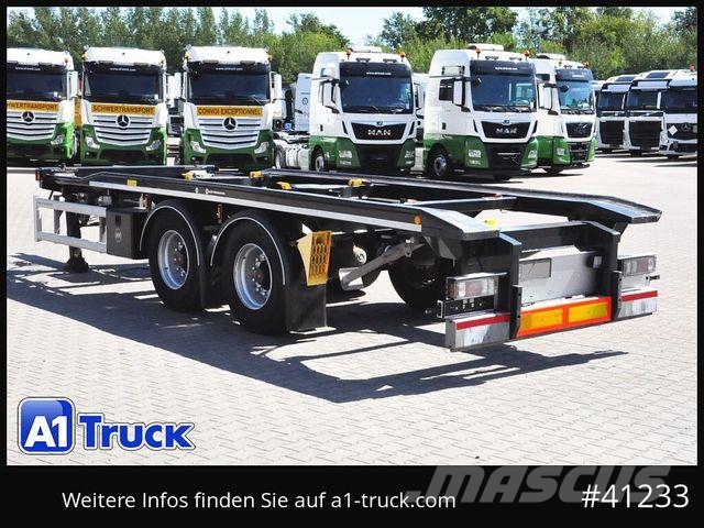 Hüffermann HTAR 18.70, Tandem, oben gekuppelt, Remolques sin carrocería