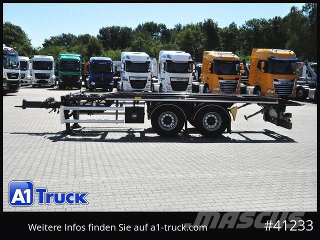 Hüffermann HTAR 18.70, Tandem, oben gekuppelt, Remolques sin carrocería