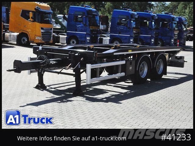 Hüffermann HTAR 18.70, Tandem, oben gekuppelt, Remolques sin carrocería