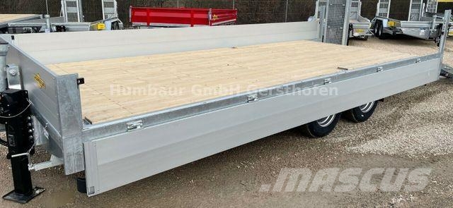 Humbaur 11,9 to Tandem-Tieflader 6,2m Pritsche & ALU-B Incarcator agabaritic