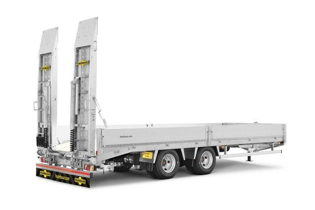 Humbaur 19 to Tandem-Tieflader 6,5m/SAF-Luftfeder/ALU-BW Incarcator agabaritic