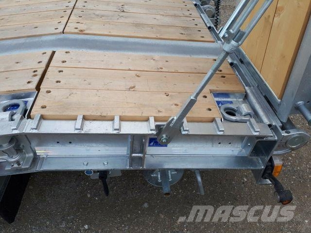 Humbaur 3-Achs-Auflieger/LIA&NLA/verzinkt/3mPaket/Hydr Puoliperävaunulavetit
