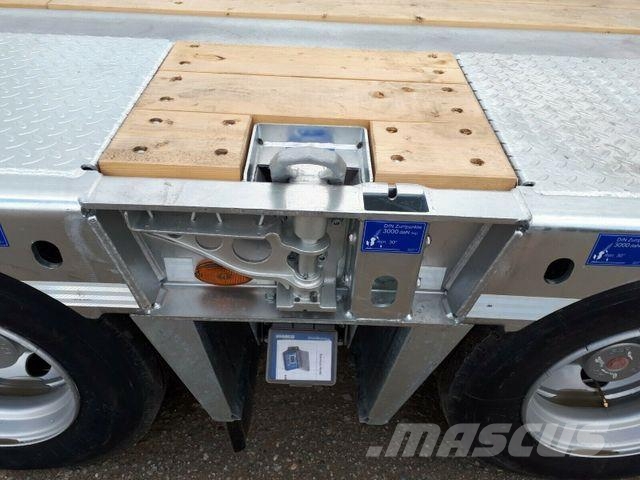 Humbaur 3-Achs-Auflieger/LIA&NLA/verzinkt/3mPaket/Hydr Puoliperävaunulavetit