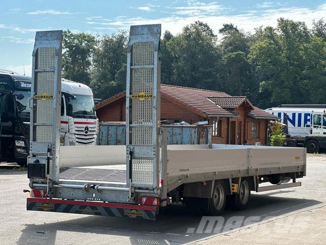 Humbaur HBTZ Tandem-Hochlader mit Laderampen Remolques para transporte de vehículos