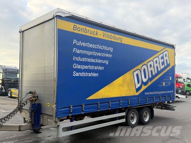Humbaur HT Curtainslider, Edscha, 10t, 2x Achs Schuifzeilopbouw