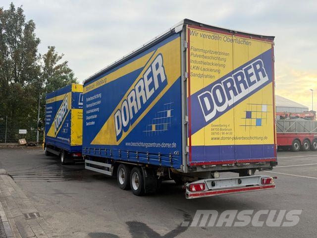 Humbaur HT Curtainslider, Edscha, 10t, 2x Achs Schuifzeilopbouw