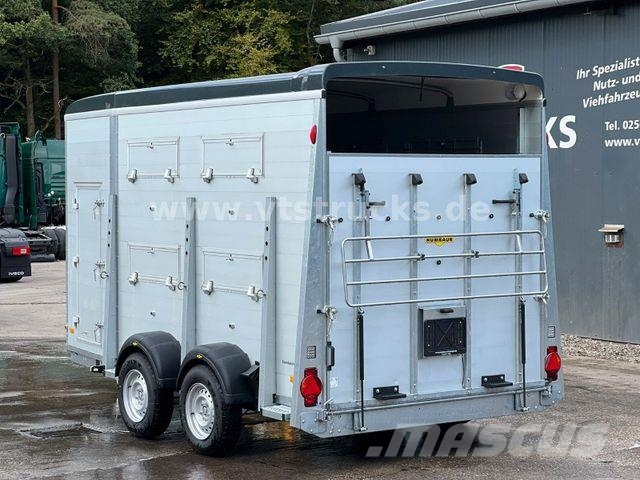 Humbaur Viehanhänger HTV 35 ALU, *NEU* Remorque bétaillère