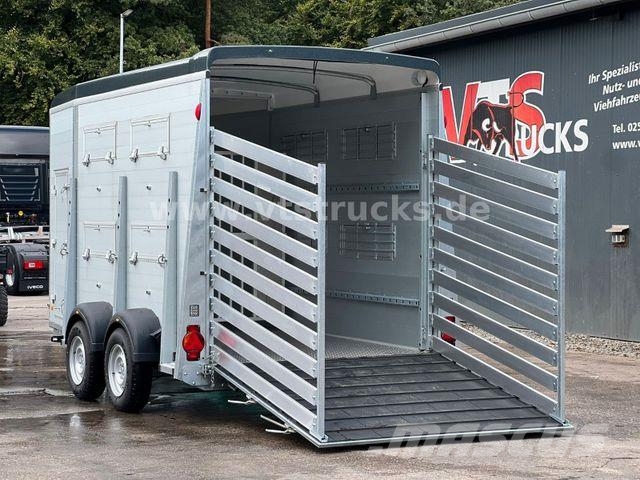 Humbaur Viehanhänger HTV 35 ALU, *NEU* Remorque bétaillère