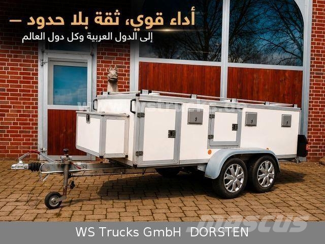 Hundeanhänger 6 Hunde WT Metall Dyretransport tilhenger