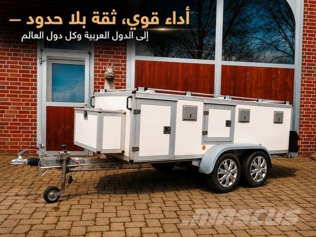  Hundeanhänger 6 Hunde WT Metall Dyretransport tilhenger