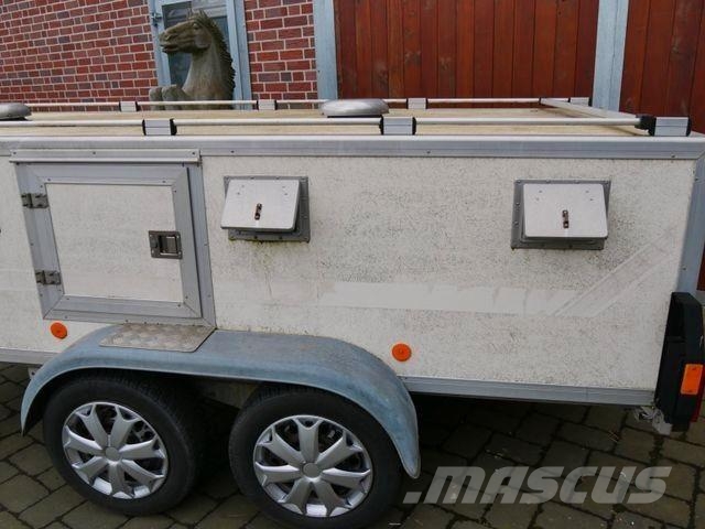  Hundeanhänger 6 Hunde WT Metall Dyretransport tilhenger