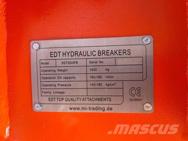 Hydraulikhammer EDT 2000 FB - 18-26 Tone Bagger 建筑机械-其他