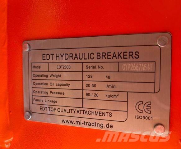 Hydraulikhammer EDT 200B - Passt 1,2 - 3 To 建筑机械-其他
