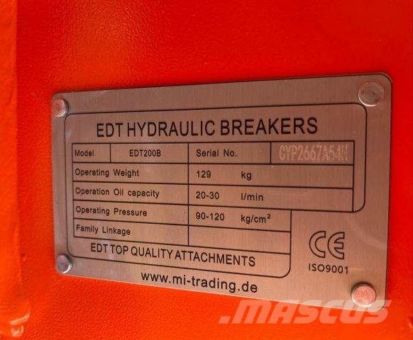 Hydraulikhammer EDT 200B - Passt 1,2 - 3 To 建筑机械-其他