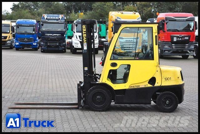 Hyster H3.0XT Diesel Triplex Seitenschieber Kabine Дизельные погрузчики
