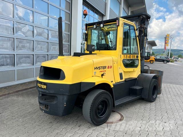 Hyster H8.0 FT9 / nur 1.426h! / Triplex: 5,52m / ZVG 柴油叉车