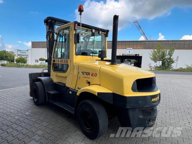Hyster H8.0 FT9 / nur 1.426h! / Triplex: 5,52m / ZVG 柴油叉车