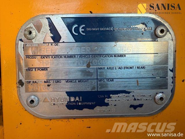 Hyundai HL965/HySW/40 km/h/Klima/ZSA 輪胎式裝載機
