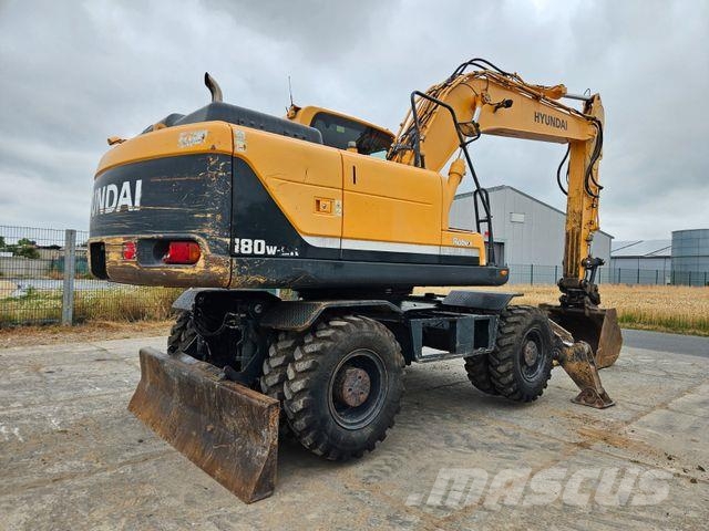 Hyundai ROBEX 180 W-9A *2015*9.055h*M-Boom*Schild-Pratze Excavadoras de ruedas