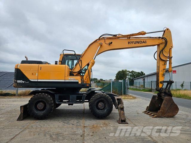 Hyundai ROBEX 180 W-9A *2015*9.055h*M-Boom*Schild-Pratze Excavadoras de ruedas