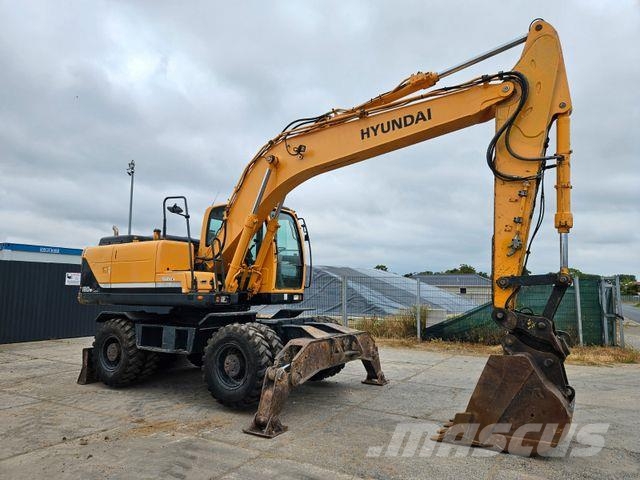 Hyundai ROBEX 180 W-9A *2015*9.055h*M-Boom*Schild-Pratze Excavadoras de ruedas