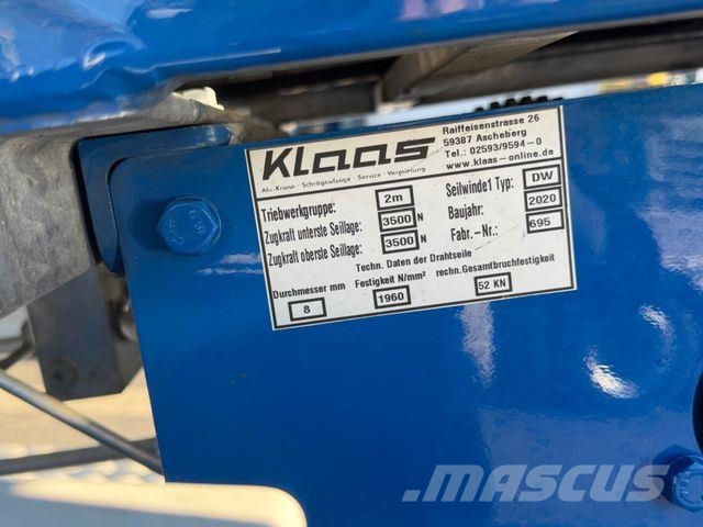 Isuzu D-MAX 4x4 Allrad Möbellift Short25m 400Kg KLAAS Kranwagen