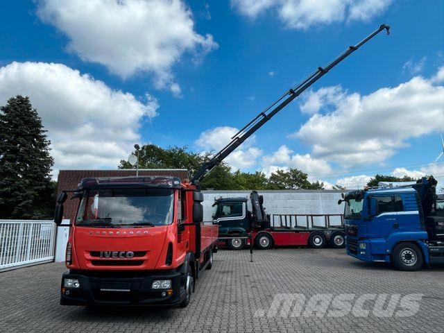 Iveco 120E25 Eurocargo Pritsche +HIAB XS 088 Kran Φορτηγά με Γερανό