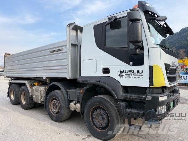 Iveco 410T50 8X4 BB Retarder Meiller Kipper Bordmatik Kipper