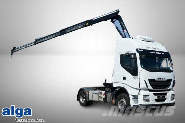 Iveco 460 Stralis 4x2, Kran HMF 1320K3, Hydr., Klima Ťahače