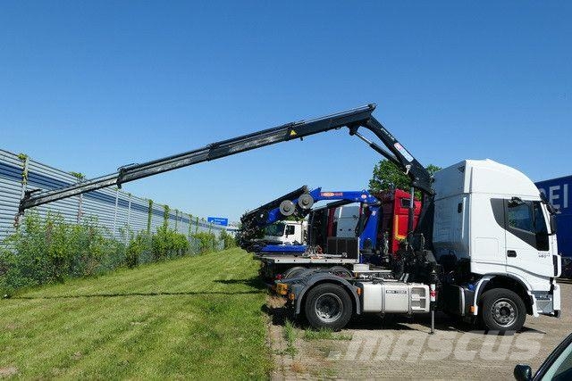 Iveco 460 Stralis 4x2, Kran HMF 1320K3, Hydr., Klima Ťahače