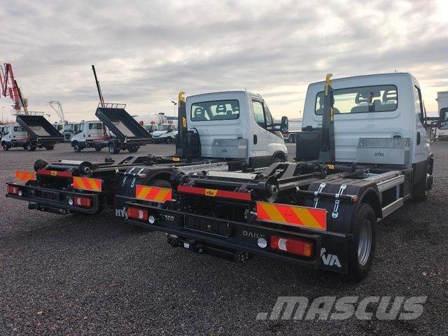 Iveco 70C18H Abrollkipper HYVA HKS-5 Camion con gancio di sollevamento