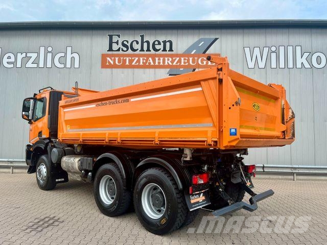 Iveco AD 260 T 410 Blatt/Blatt 6x6 MEILLER-3-S-Kipper Sora- ja kippiautot
