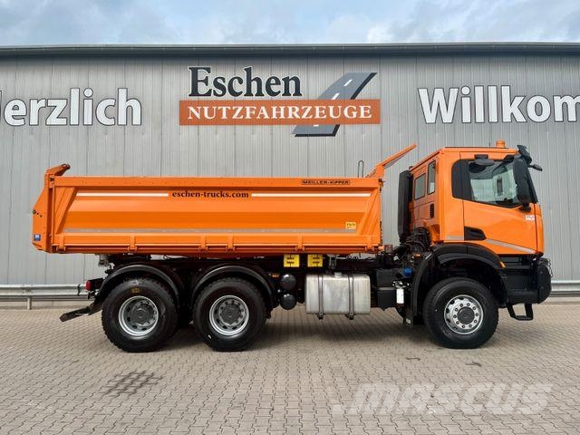 Iveco AD 260 T 410 Blatt/Blatt 6x6 MEILLER-3-S-Kipper Sora- ja kippiautot